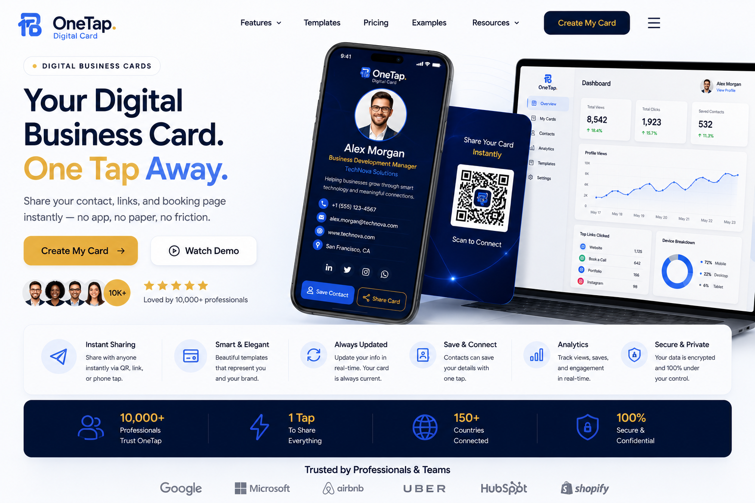 OneTap Digital Card screenshot